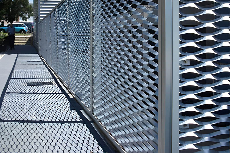 Expanded Metal Fence