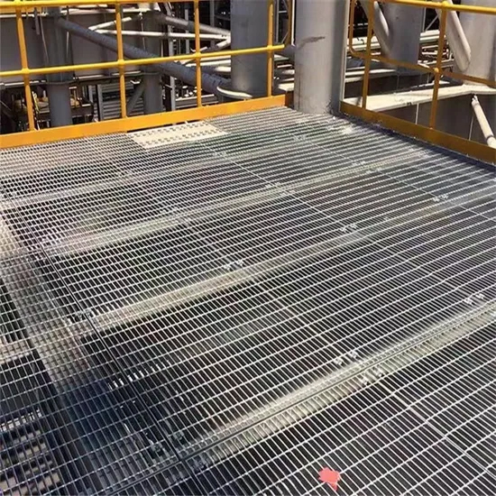 Press-locked Serrated Steel Grating